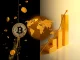 Bitcoin price decline versus gold record high during 2025 market tensions and safe-haven shift