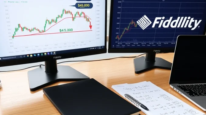 Fidelity analysis reveals Bitcoin's critical $45,000 support level using power law model for 2025 market predictions