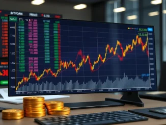 Bitcoin gold ratio analysis showing historical price comparison chart between cryptocurrency and traditional safe-haven asset