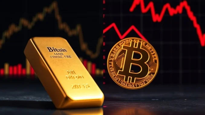 Bitcoin's digital gold status challenged by traditional gold's superior performance and price strength