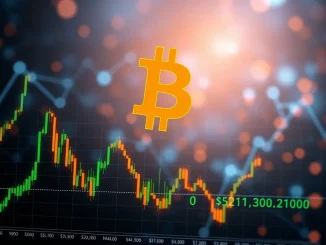 Bitcoin price analysis chart showing a correction to $91,800 within a sustained bullish market trend.