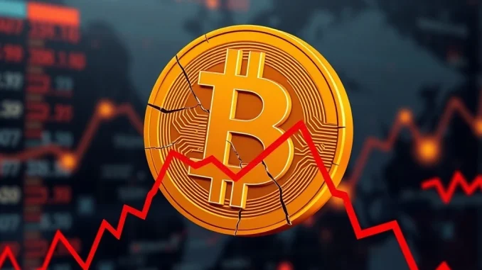 Bitcoin price drops below $92,000 with market analysis showing cryptocurrency volatility