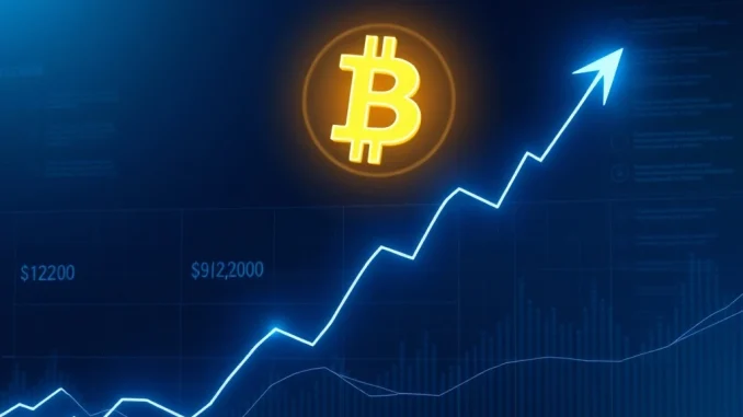 Bitcoin price reaches a new high above $92,000 on major cryptocurrency exchanges.