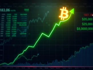 Bitcoin price chart showing a surge past the $89,000 milestone.