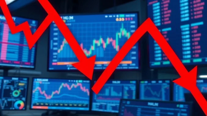 Bitcoin Spot ETF Outflows Surge: $252M Fourth-Day Streak Rattles Crypto Market Bitcoin ETF investment outflow visualized with declining chart data and financial analytics