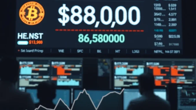 Bitcoin price stalls at $88,000 as institutional investor demand shows signs of fading in the crypto market.