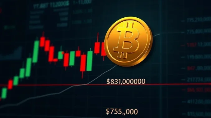 Bitcoin price chart analysis showing critical support levels at $81K and $75K for cryptocurrency traders