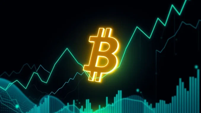Analysis of a sudden Bitcoin price surge showing rapid market volatility