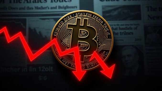 Bitcoin price decline analysis due to Trump tariff threats and investor risk aversion