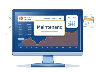 Bithumb exchange interface showing FLOW deposit and suspension for mainnet upgrade on January 29.