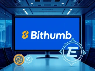 Bithumb exchange lists SENT and ELSA tokens for South Korean Won trading, a major crypto market development.
