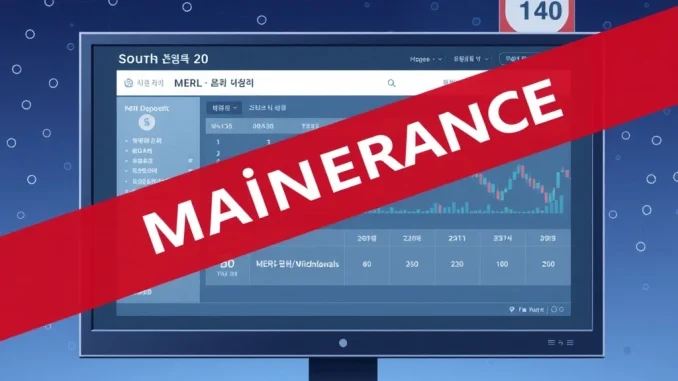 Bithumb exchange temporarily halts Merlin Chain MERL deposits and withdrawals for essential blockchain upgrade.