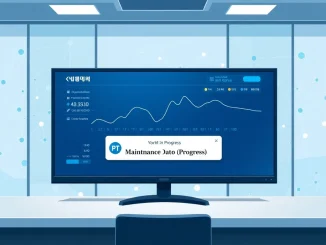 Bithumb exchange announces STABLE cryptocurrency deposit and withdrawal suspension for essential network maintenance.