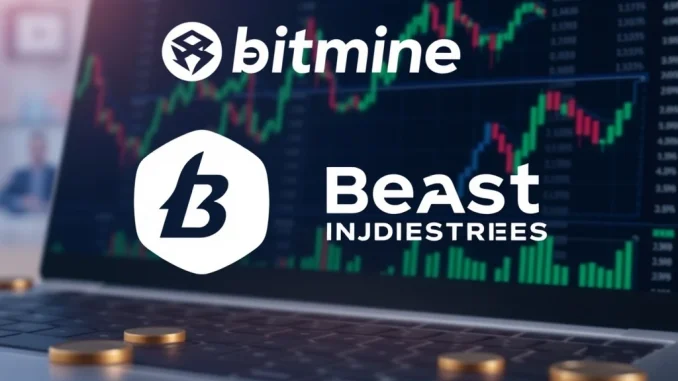 Bitmine BMNR invests $200 million in MrBeast's Beast Industries holding company