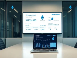 Corporate analysis of BitMine's $164M Ethereum staking revenue projection and network strategy.