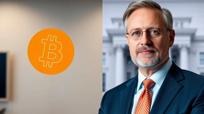 BlackRock CIO Fed Chair Candidacy: A Historic Catalyst for Bitcoin's Future Rick Rieder BlackRock CIO and Bitcoin logo, representing potential Fed Chair impact on cryptocurrency policy.
