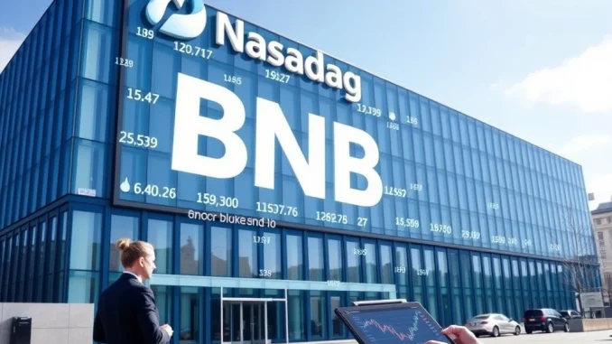 BNB ETP listed on Nasdaq Stockholm exchange, a landmark for cryptocurrency investment in Northern Europe.