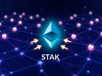 Brevis Incentra platform distributing STAK token rewards on Ethereum blockchain network