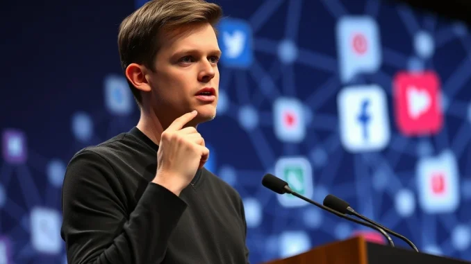 Vitalik Buterin discusses decentralized social applications as a strategy against crypto market speculation.