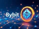 Bybit exchange announces ELON spot listing for cryptocurrency trading with blockchain network visualization