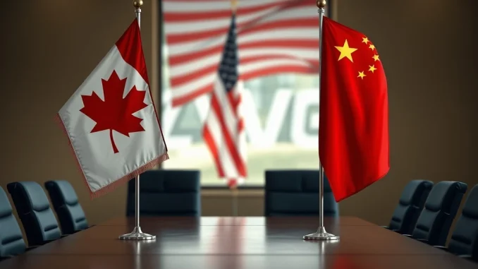 Canadian PM Mark Carney rejects a Canada-China free trade agreement following US tariff threats.