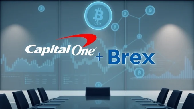 Capital One acquires Brex fintech for $5.15 billion to expand stablecoin payment capabilities in corporate finance