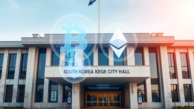 South Korean city of Cheongju enforces tax law by selling seized cryptocurrency from delinquents.
