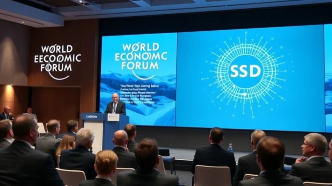 Circle CEO Jeremy Allaire defends stablecoins against bank run fears at Davos 2026 panel discussion.