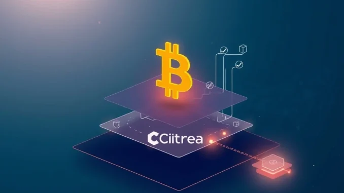 Citrea Mainnet Launch: A Pivotal Step for Native Bitcoin Finance Illustration of the Citrea Bitcoin Layer 2 mainnet launch enabling scalable on-chain finance.