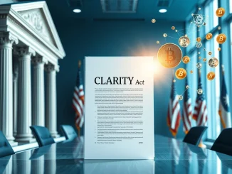 CLARITY Act enabling traditional banks to enter cryptocurrency market with regulatory framework