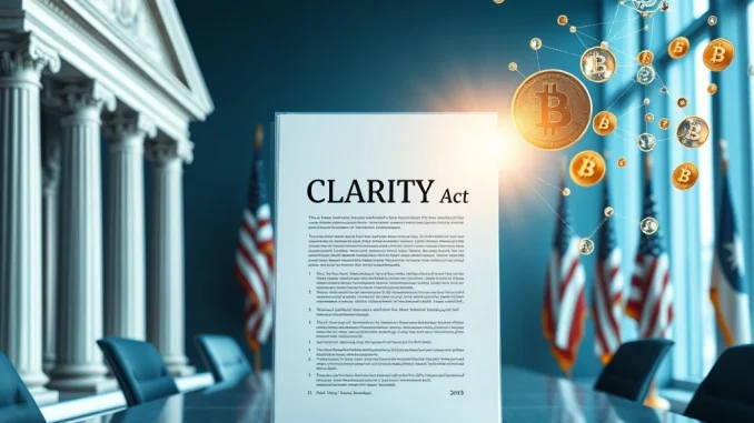 CLARITY Act enabling traditional banks to enter cryptocurrency market with regulatory framework