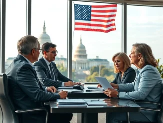 Brian Armstrong discusses CLARITY Act crypto regulation with White House officials in Washington D.C.