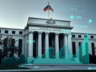 Federal Reserve interest rate decision probability with CME FedWatch data showing 95% hold chance