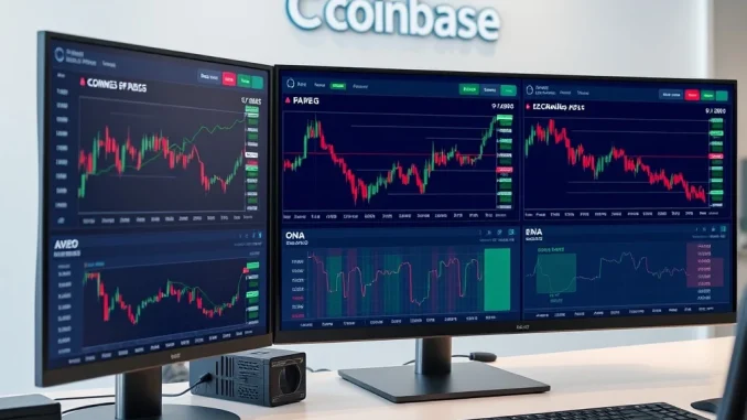 Groundbreaking: Coinbase Launches Perpetual Futures for PAXG, ZEC, PEPE, AAVE, ONDO, ENA, and NEAR Professional trading interface showing Coinbase perpetual futures for seven major crypto assets.
