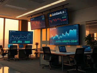 CoinGecko cryptocurrency data platform exploring a potential $500 million sale and industry consolidation