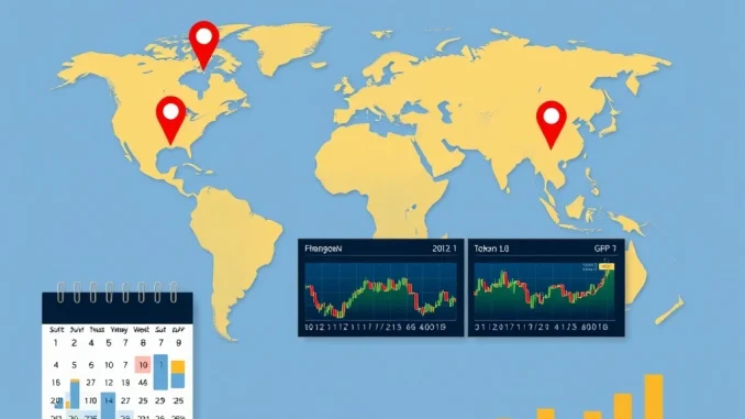 Global economic calendar highlighting key financial events and market-moving data releases for the week.
