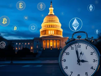 Urgent warning about cryptocurrency market structure bill deadline from White House adviser with Capitol background
