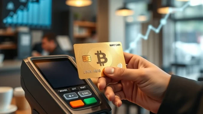 Crypto card spending growth enables contactless payments with stablecoins at retail terminals.