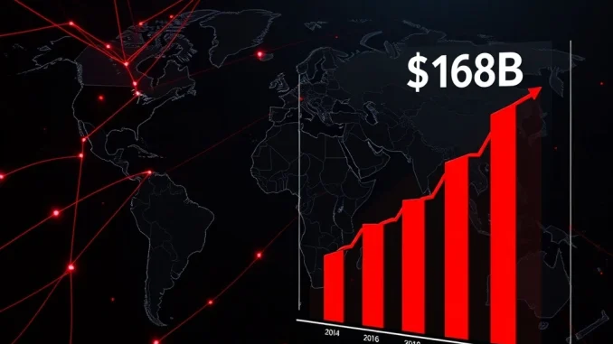 Cryptocurrency Crime Surges to $158 Billion in 2025: Sanctioned States Drive Alarming Institutionalization Analysis of the 2025 cryptocurrency crime surge showing $158 billion in illicit activity driven by sanctioned nations.