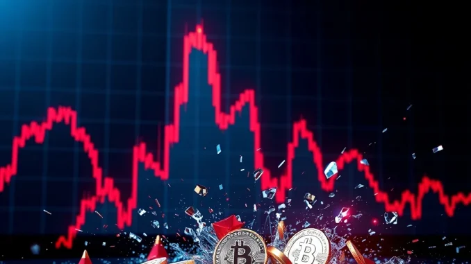 Analysis of $104 million crypto futures liquidated showing market volatility impact