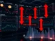 Real-time visualization of $108 million cryptocurrency futures liquidations across major exchanges during market volatility