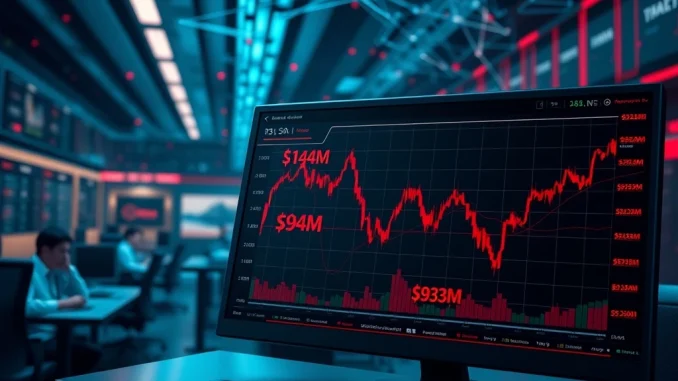 Crypto Futures Liquidations Trigger $144 Million Hourly Carnage as Markets Reel Analysis of $144 million crypto futures liquidations causing market volatility and trader losses