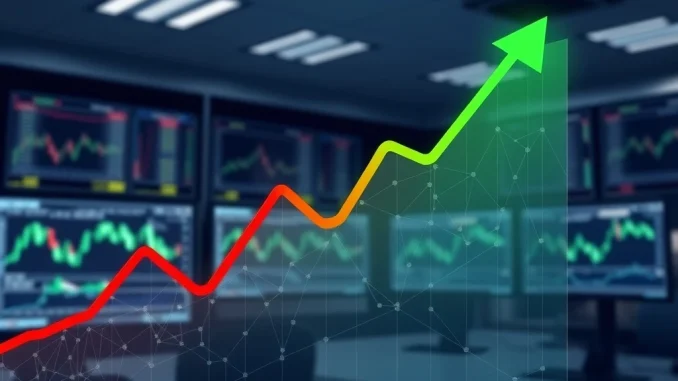 Graph illustrating the crypto market bottoming process and transition to healthier growth in 2026