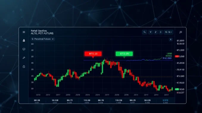 Analysis of cryptocurrency perpetual futures liquidations showing Bitcoin and Ethereum market dynamics