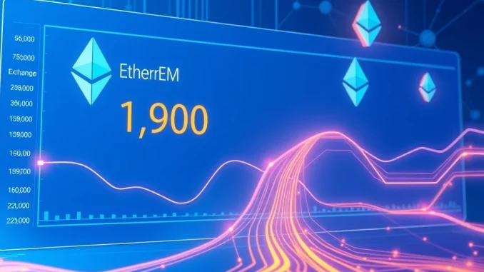 Visualization of Cumberland's strategic 1,900 ETH withdrawal from Binance representing institutional crypto movements.