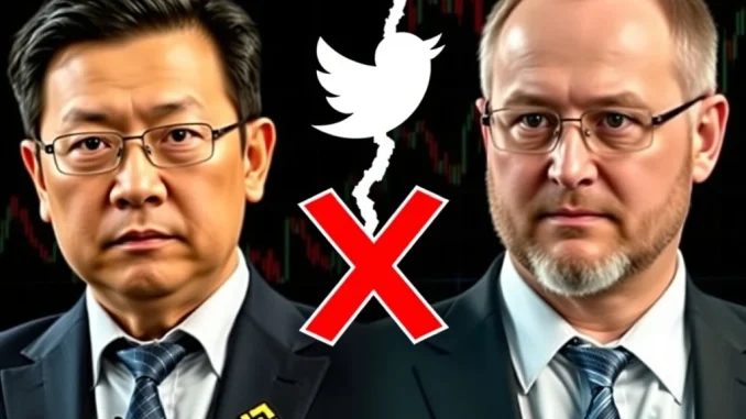 Changpeng Zhao unfollows Solana founder Anatoly Yakovenko on X after criticism of Binance during crypto flash crash.