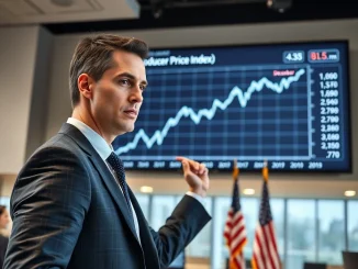 Analyst reviews US Producer Price Index data showing a 0.5% December increase, exceeding inflation forecasts.