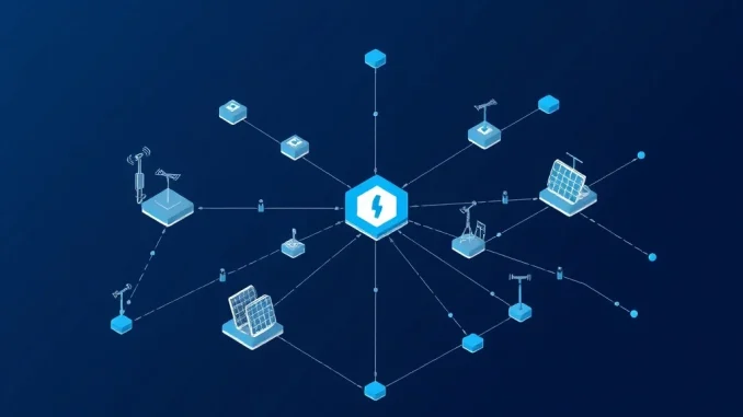 DePIN decentralized physical infrastructure network connecting blockchain to real-world devices and sensors