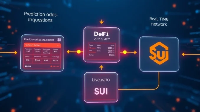 How Ember Protocol and Bluefin's new vault integrates Polymarket prediction data for automated DeFi strategies on Sui.