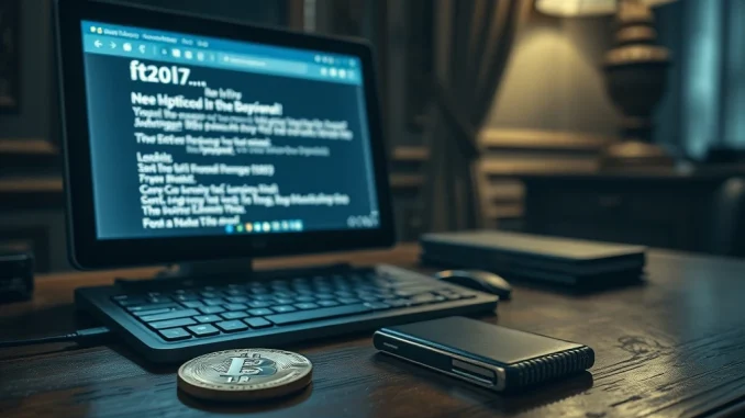 Jeffrey Epstein Bitcoin Stance Revealed: Shocking 2017 Email Dismisses Crypto Value Jeffrey Epstein Bitcoin email revelation on a computer screen with cryptocurrency symbols.